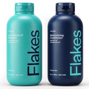 🤍New Flakes Anti-Dandruff Shampoo and Moisturizing Conditioner Set🤍